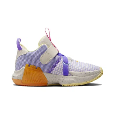 Nike (ps)  Lebron Witness 7 'action Grape Vivid Orange' In Multi