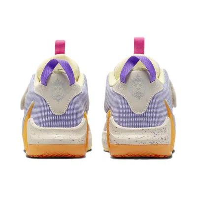 Nike (ps)  Lebron Witness 7 'action Grape Vivid Orange' In Multi