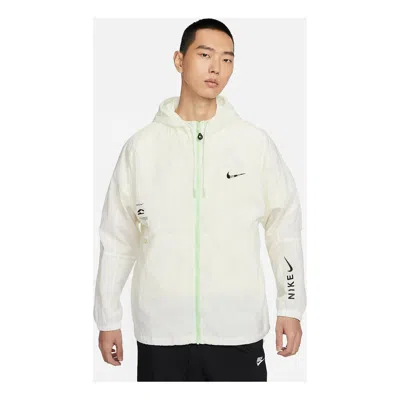 Nike Sportswear Jacket 'beige' In White