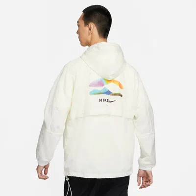 Nike Sportswear Jacket 'beige' In White