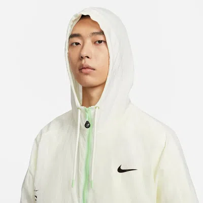 Nike Sportswear Jacket 'beige' In White