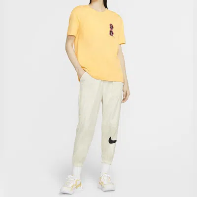 Nike (wmns)  Sportswear Love Sunglasses Printing Pocket Short Sleeve Washed 'yellow'