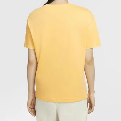 Nike (wmns)  Sportswear Love Sunglasses Printing Pocket Short Sleeve Washed 'yellow'
