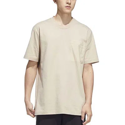 Adidas Originals Adidas Adicolor Trefoil T-shirt 'beige' In White
