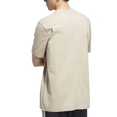 Adidas Originals Adidas Adicolor Trefoil T-shirt 'beige' In White