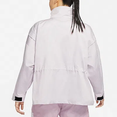 Nike (wmns)  Sw Collection Essentials M65 Casual Solid Color Stand Collar Sports Light Grey Jacket