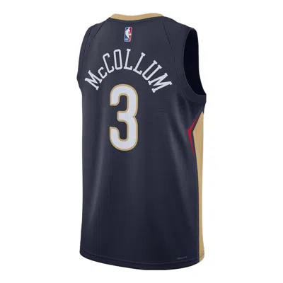 Nike New Orleans Pelicans Icon Edition 2022/23  Men's Dri-fit Nba Swingman Jersey In Blue