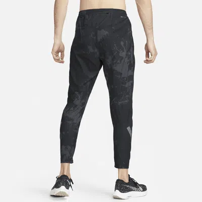 Nike Reflective Quick-drying Running Training Breathable Sports Cuff Pants 'black'