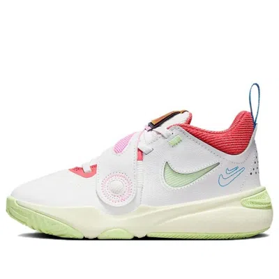 Nike (ps)  Team Hustle D11 'summit White Barely Volt'