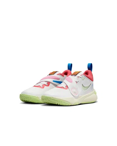 Nike (ps)  Team Hustle D11 'summit White Barely Volt'