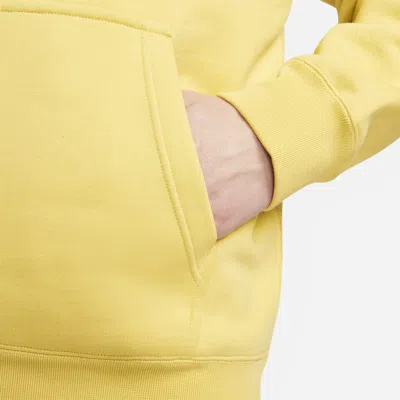 Nike Man Sweatshirt Yellow Size M Cotton, Polyester In Yellow
