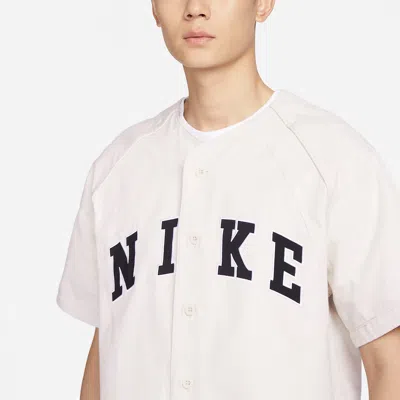 Nike Apricot Button Baseball Shirt 'white'