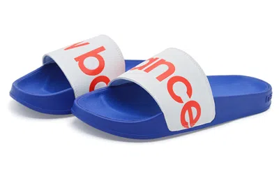 New Balance 200 Slippers White/blue/red