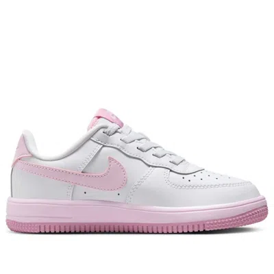Nike (ps)  Force 1 Low Easyon 'white Elemental Pink Pink Foam' In Multi