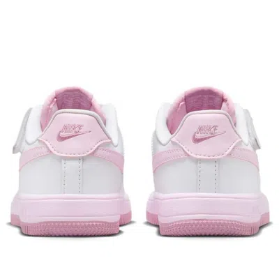 Nike (ps)  Force 1 Low Easyon 'white Elemental Pink Pink Foam' In Multi
