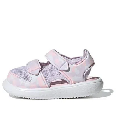 Adidas Originals (td) Adidas Water Sandal Ct I Breathable Casual Sports Pink Sandals In Purple