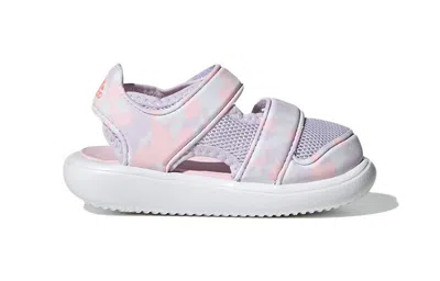 Adidas Originals (td) Adidas Water Sandal Ct I Breathable Casual Sports Pink Sandals In Purple