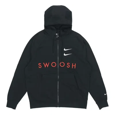 Nike As Men's  Sportswear Swoosh Hoodie Fz Ft Black
