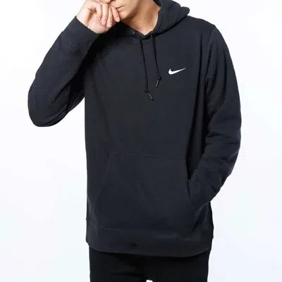 Nike Solo Swoosh Hoodie In Black