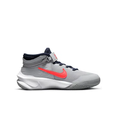 Nike (gs)  Team Hustle D 10 Flyease 'gray Red'