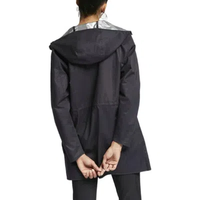 Nike (wmns) As W  Sportswear Tch Pck Jkt Jacket Wvn Oil Grey In Gray