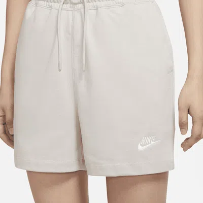 Nike (wmns) As W  Sportswear Jersey Jsy Hr Short Cream Ii In White