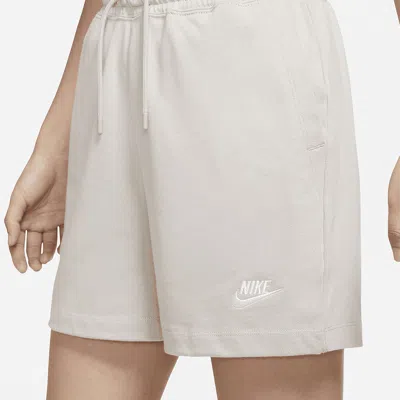 Nike (wmns) As W  Sportswear Jersey Jsy Hr Short Cream Ii In White