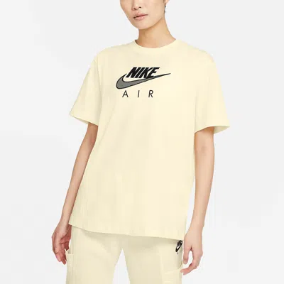 Nike (wmns)  As W  Sportswear Air Bf Top Coconut Milk In Neutral