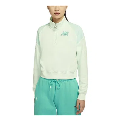Nike (wmns)  Sportswear Air 1/4-zip Fleece Top 'lime Green'