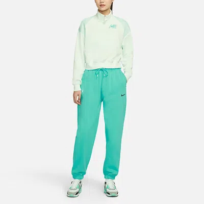 Nike (wmns)  Sportswear Air 1/4-zip Fleece Top 'lime Green'