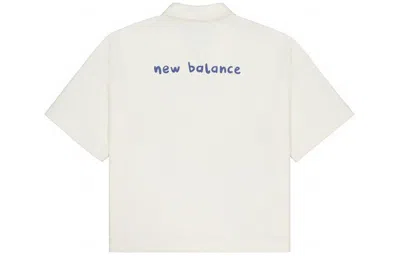 New Balance (wmns)  Floral Print Polo 'ivory' In Gray