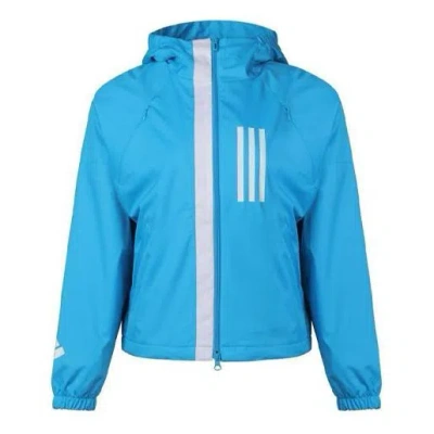 Adidas Originals (wmns) Adidas Hooded Track Jacket Blue