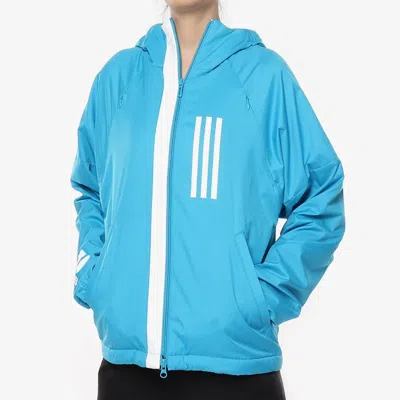 Adidas Originals (wmns) Adidas Hooded Track Jacket Blue