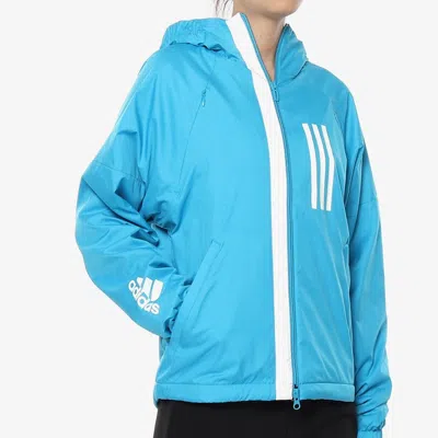 Adidas Originals (wmns) Adidas Hooded Track Jacket Blue