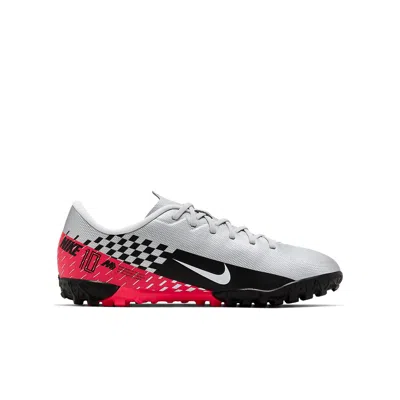 Nike (gs)  Jr. Mercurial Vapor 13 Academy Neymar Jr. Tf Turf 'silver Black Red'