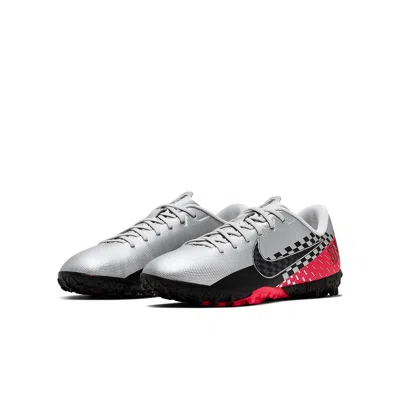 Nike (gs)  Jr. Mercurial Vapor 13 Academy Neymar Jr. Tf Turf 'silver Black Red'