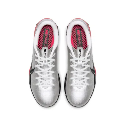 Nike (gs)  Jr. Mercurial Vapor 13 Academy Neymar Jr. Tf Turf 'silver Black Red'