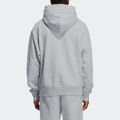 Adidas Originals X Pw Basics Hood Embroidered Monogrammed Hooded Sweater Unisex Grey In Gray