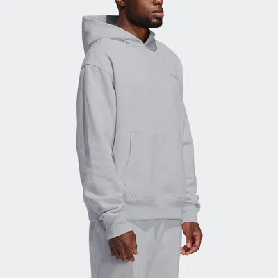 Adidas Originals X Pw Basics Hood Embroidered Monogrammed Hooded Sweater Unisex Grey In Gray