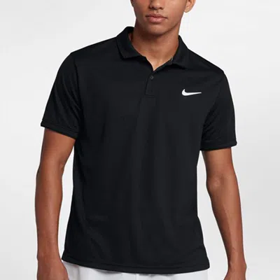 Nike As Men's Nkct Dry Polo Team In Black