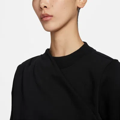 Nike (wmns)  Round Neck Casual Sports Sweatshirt 'black'
