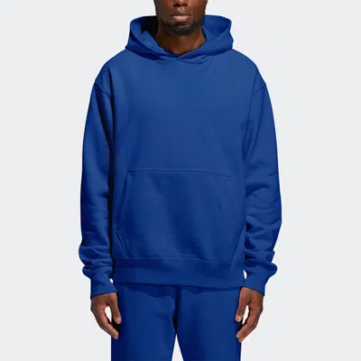 Adidas Originals X Pw Basics Hood Embroidered Monogrammed Hooded Sweater Unisex Black In Blue