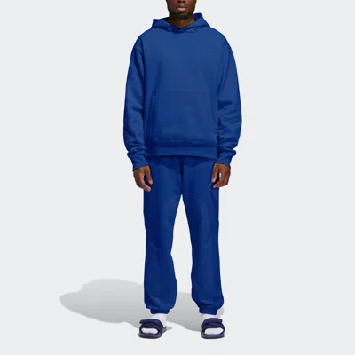 Adidas Originals X Pw Basics Hood Embroidered Monogrammed Hooded Sweater Unisex Black In Blue