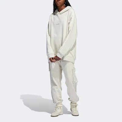 Adidas Originals Adidas X Ivy Park Reflective Logo Print Pullover Unisex Beige In White