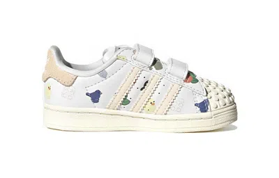 Adidas Originals (td) Adidas Lego X Superstar Cf I 'bricks And Figurine - White Wonder Quartz'