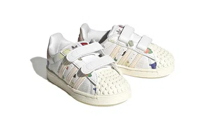 Adidas Originals (td) Adidas Lego X Superstar Cf I 'bricks And Figurine - White Wonder Quartz'