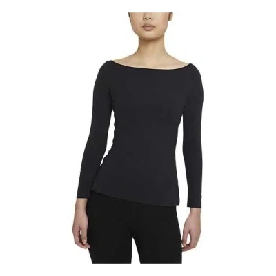Nike (wmns)  Training Hooded Sports Long Sleeve T-shirt Black