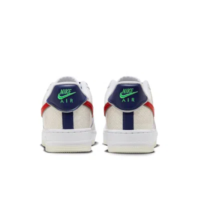 Nike (wmns)  Air Force 1 '07 Lx 'just Do It - White University Red Snakeskin'