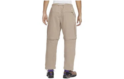 Nike Acg Smith Summit Convertible Cargo Pants In Neutral