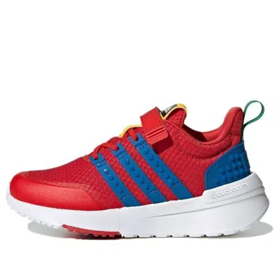 Adidas Originals (gs) Adidas Lego X Racer Tr J 'red Shock Blue'